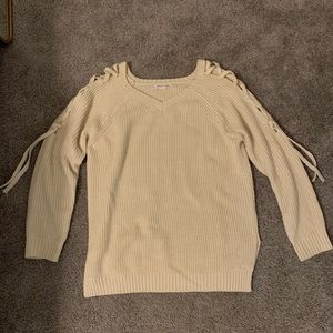 Boutique Sweater with Shoulder Ties! Brand New!
